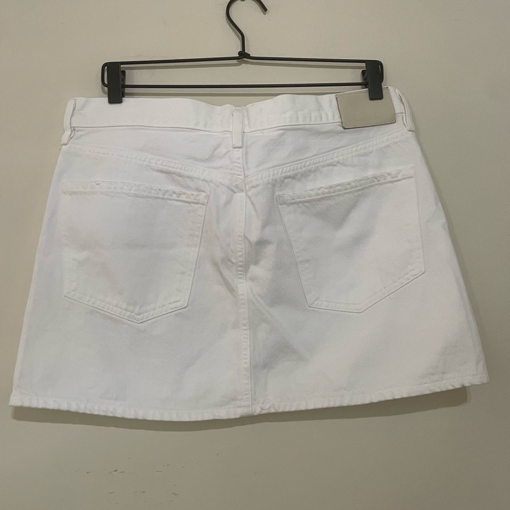 Citizens Of Humanity Ivory Denim Skirt - Picture 6 of 7